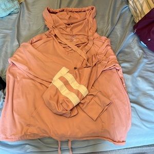 NOBO pink and white sweatshirt